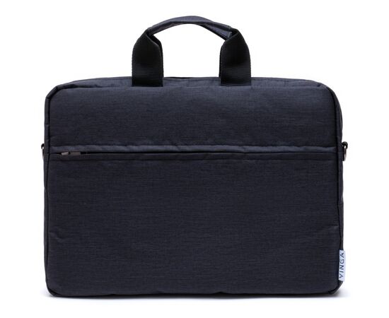 Сумка для ноутбука Vinga 14-15" NB140M melange black (NB140MBK), изображение 2 Сумка для ноутбука Vinga 14-15" NB140M melange black (NB140MBK), изображение 2