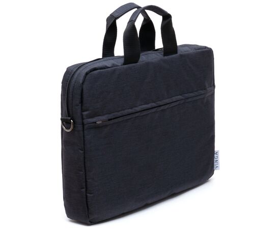 Сумка для ноутбука Vinga 14-15" NB140M melange black (NB140MBK), изображение 3 Сумка для ноутбука Vinga 14-15" NB140M melange black (NB140MBK), изображение 3