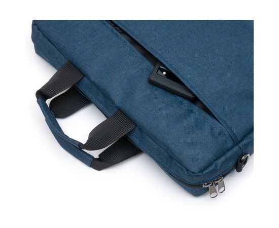 Сумка для ноутбука Vinga 14-15" NB140M melange blue (NB140MBL), изображение 5 Сумка для ноутбука Vinga 14-15" NB140M melange blue (NB140MBL), изображение 5