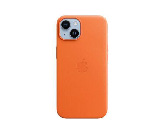 Чохол до моб. телефона Apple iPhone 14 Leather Case with MagSafe - Orange (MPP83)