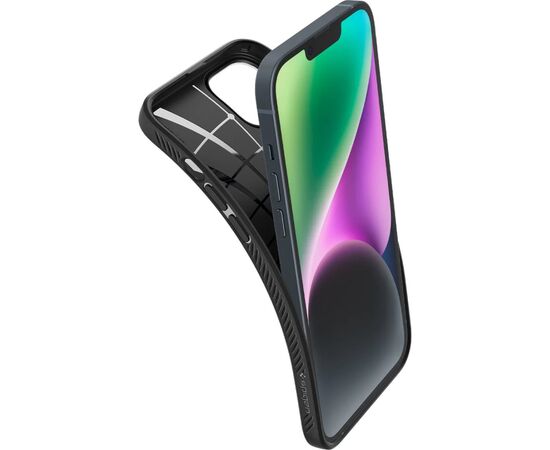 Чехол для моб. телефона Spigen Apple iPhone 14 Liquid Air, Matte Black (ACS05037), изображение 8
