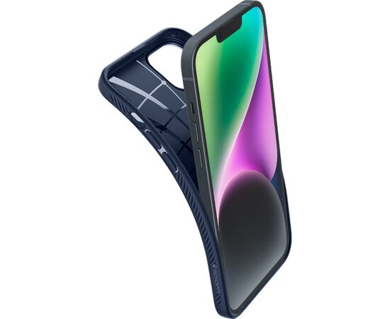 Чехол для моб. телефона Spigen Apple iPhone 14 Liquid Air, Navy Blue (ACS05038), изображение 8 Чехол для моб. телефона Spigen Apple iPhone 14 Liquid Air, Navy Blue (ACS05038), изображение 8