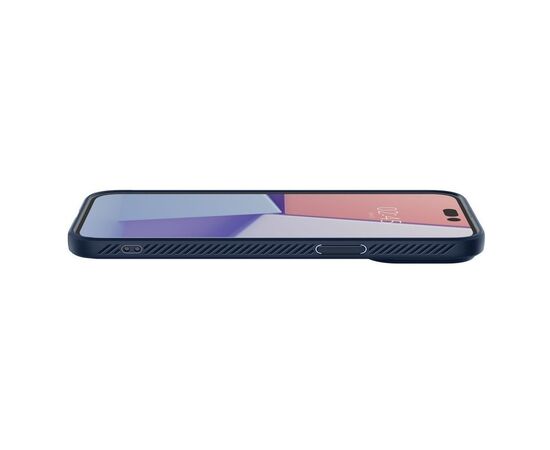 Чехол для моб. телефона Spigen Apple iPhone 14 Pro Liquid Air, Navy Blue (ACS04958), изображение 5 Чехол для моб. телефона Spigen Apple iPhone 14 Pro Liquid Air, Navy Blue (ACS04958), изображение 5