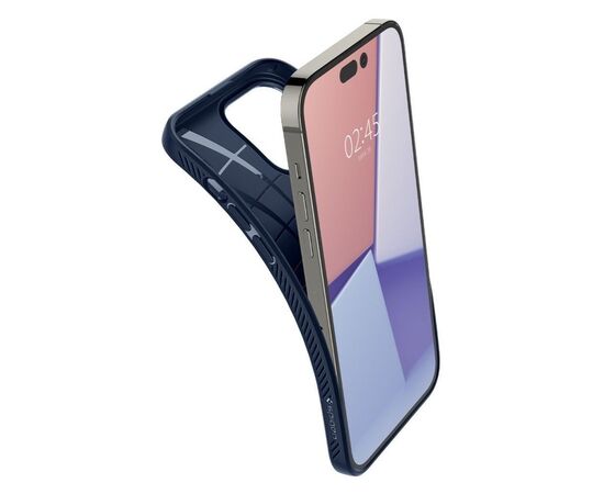 Чехол для моб. телефона Spigen Apple iPhone 14 Pro Liquid Air, Navy Blue (ACS04958), изображение 8 Чехол для моб. телефона Spigen Apple iPhone 14 Pro Liquid Air, Navy Blue (ACS04958), изображение 8
