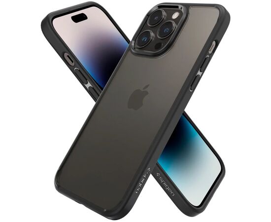 Чехол для моб. телефона Spigen Apple iPhone 14 Pro Max Ultra Hybrid, Matte Black (ACS04817), изображение 8 Чехол для моб. телефона Spigen Apple iPhone 14 Pro Max Ultra Hybrid, Matte Black (ACS04817), изображение 8