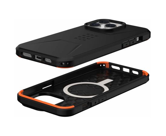 Чохол до моб. телефона Uag Apple iPhone 14 Pro Max Civilian Magsafe, Black (114039114040), зображення 7 Чохол до моб. телефона Uag Apple iPhone 14 Pro Max Civilian Magsafe, Black (114039114040), зображення 7