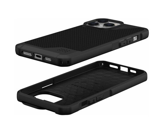 Чохол до моб. телефона Uag Apple iPhone 14 Pro Max Metropolis LT Magsafe, Kevlar Black (114051113940), зображення 7