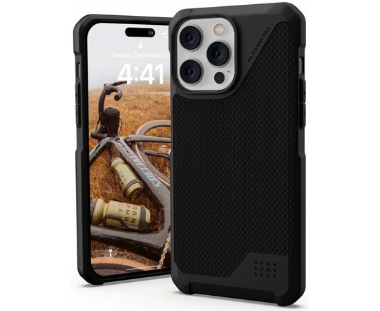 Чохол до моб. телефона Uag Apple iPhone 14 Pro Max Metropolis LT Magsafe, Kevlar Black (114051113940), зображення 8