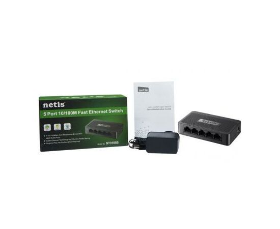 Коммутатор сетевой Netis ST3105S, изображение 5 Коммутатор сетевой Netis ST3105S, изображение 5