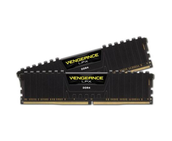 Модуль памяти для компьютера DDR4 16GB (2x8GB) 3600 MHz Vengeance LPX Black Corsair (CMK16GX4M2D3600C18), изображение 2 Модуль памяти для компьютера DDR4 16GB (2x8GB) 3600 MHz Vengeance LPX Black Corsair (CMK16GX4M2D3600C18), изображение 2