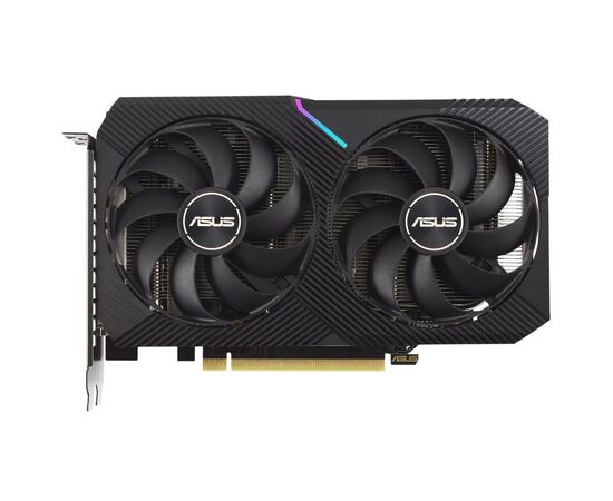 Видеокарта ASUS GeForce RTX3060Ti 8Gb DUAL OC MINI V2 LHR (DUAL-RTX3060TI-O8G-MINI-V2), изображение 2 Видеокарта ASUS GeForce RTX3060Ti 8Gb DUAL OC MINI V2 LHR (DUAL-RTX3060TI-O8G-MINI-V2), изображение 2
