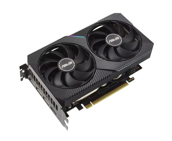 Видеокарта ASUS GeForce RTX3060Ti 8Gb DUAL OC MINI V2 LHR (DUAL-RTX3060TI-O8G-MINI-V2), изображение 3 Видеокарта ASUS GeForce RTX3060Ti 8Gb DUAL OC MINI V2 LHR (DUAL-RTX3060TI-O8G-MINI-V2), изображение 3