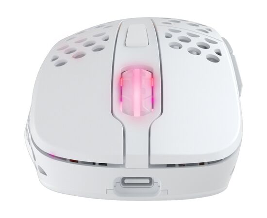 Мышка Xtrfy M4 RGB Wireless White (XG-M4-WL-WHITE), изображение 3 Мышка Xtrfy M4 RGB Wireless White (XG-M4-WL-WHITE), изображение 3