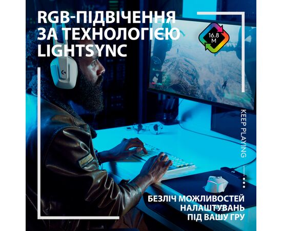Мышка Logitech G502 X Plus Wireless Black (910-006162), изображение 5 Мышка Logitech G502 X Plus Wireless Black (910-006162), изображение 5