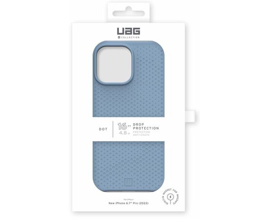 Чехол для моб. телефона Uag [U] Apple iPhone 14 Pro Max Dot Magsafe, Cerulean (114083315858), изображение 9