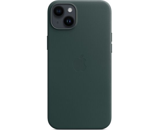 Чехол для моб. телефона Apple iPhone 14 Plus Leather Case with MagSafe - Forest Green,Model A2907 (MPPA3ZE/A), изображение 3 Чехол для моб. телефона Apple iPhone 14 Plus Leather Case with MagSafe - Forest Green,Model A2907 (MPPA3ZE/A), изображение 3