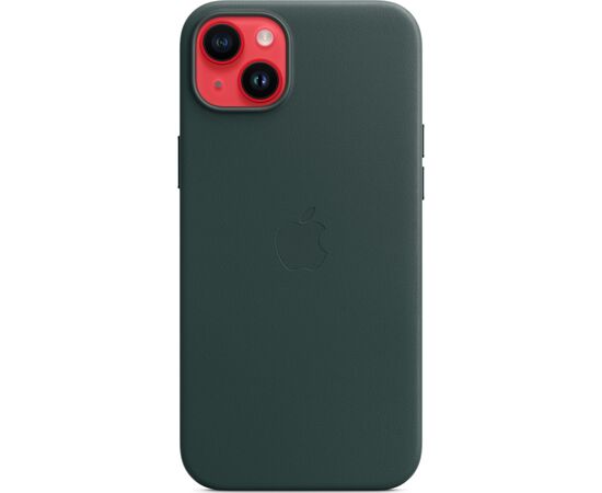 Чехол для моб. телефона Apple iPhone 14 Plus Leather Case with MagSafe - Forest Green,Model A2907 (MPPA3ZE/A), изображение 5 Чехол для моб. телефона Apple iPhone 14 Plus Leather Case with MagSafe - Forest Green,Model A2907 (MPPA3ZE/A), изображение 5