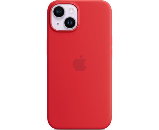 Чехол для моб. телефона Apple iPhone 14 Plus Silicone Case with MagSafe - (PRODUCT)RED,Model A2911 (MPT63ZE/A), изображение 5 Чехол для моб. телефона Apple iPhone 14 Plus Silicone Case with MagSafe - (PRODUCT)RED,Model A2911 (MPT63ZE/A), изображение 5