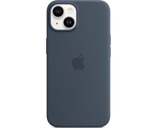 Чехол для моб. телефона Apple iPhone 14 Plus Silicone Case with MagSafe - Storm Blue,Model A2911 (MPT53ZE/A), изображение 4 Чехол для моб. телефона Apple iPhone 14 Plus Silicone Case with MagSafe - Storm Blue,Model A2911 (MPT53ZE/A), изображение 4