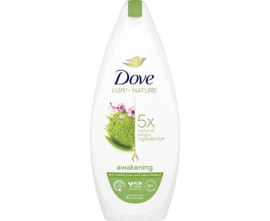 Гель для душа Dove Ритуал красоты Пробуждение с матчей и цветами сакуры 225 мл (8720181222368)