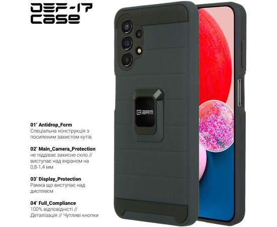 Чехол для моб. телефона Armorstandart DEF17 case Samsung A13 (A135) Black (ARM61352), изображение 2