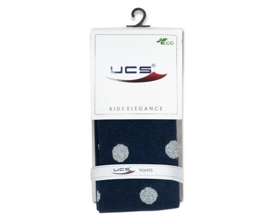 Колготки UCS Socks в горошек (M0C0301-2051-5G-blue), изображение 2 Колготки UCS Socks в горошек (M0C0301-2051-5G-blue), изображение 2