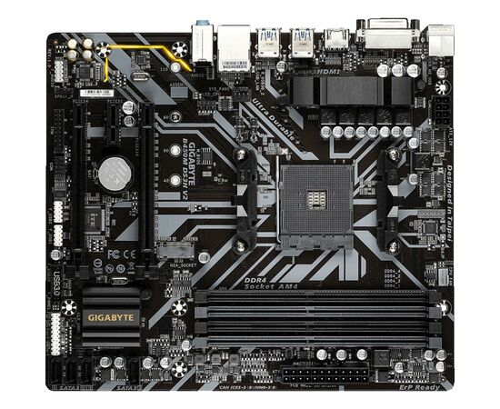 Материнская плата GIGABYTE B450M DS3H V2, изображение 2 Материнская плата GIGABYTE B450M DS3H V2, изображение 2