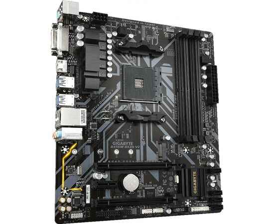 Материнская плата GIGABYTE B450M DS3H V2, изображение 3 Материнская плата GIGABYTE B450M DS3H V2, изображение 3