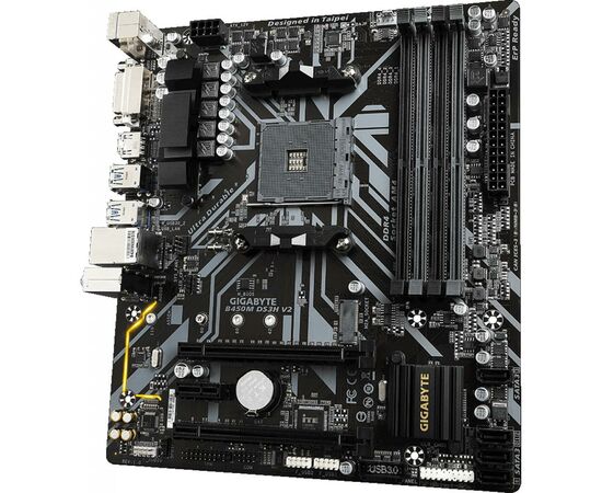 Материнская плата GIGABYTE B450M DS3H V2, изображение 4 Материнская плата GIGABYTE B450M DS3H V2, изображение 4