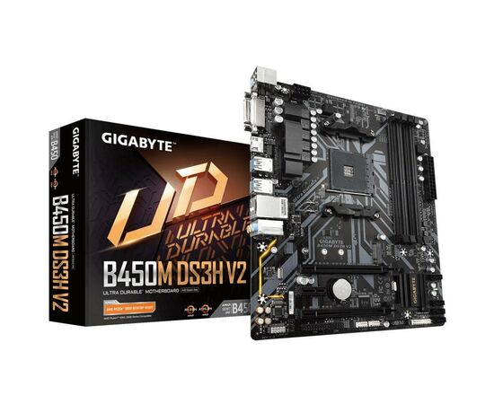Материнская плата GIGABYTE B450M DS3H V2