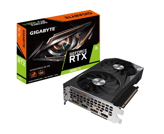 Відеокарта GIGABYTE GeForce RTX3060Ti 8Gb WINDFORCE OC (GV-N306TWF2OC-8GD)