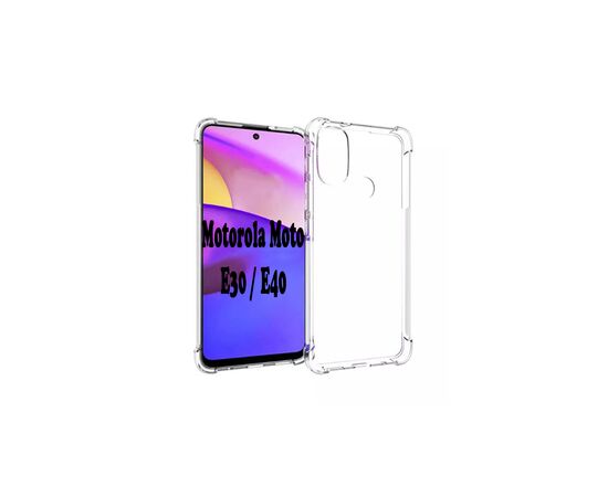 Чохол до моб. телефона BeCover Anti-Shock Motorola Moto E30 / E40 Clear (707882)