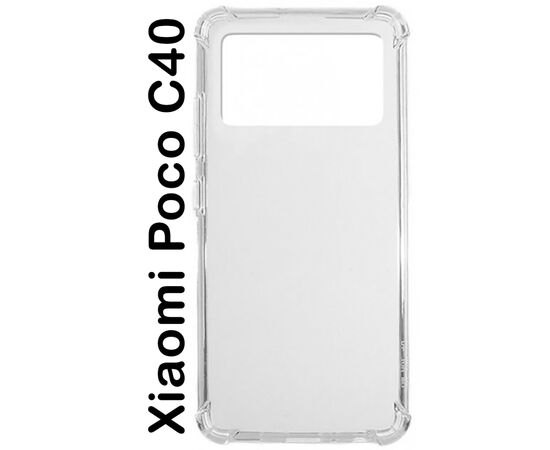 Чохол до моб. телефона BeCover Anti-Shock Poco C40 Clear (707890)