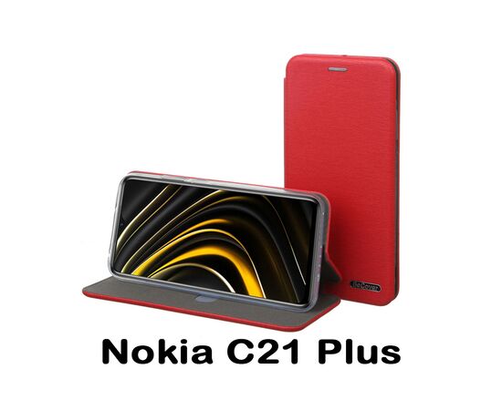 Чохол до моб. телефона BeCover Exclusive Nokia C21 Plus Burgundy Red (707918)