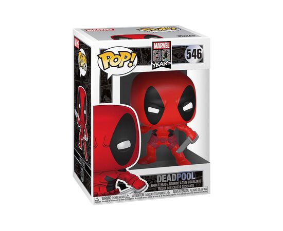 Фигурка для геймеров Funko Pop серии Marvel: 80-е – Дедпул (44154), изображение 4 Фигурка для геймеров Funko Pop серии Marvel: 80-е – Дедпул (44154), изображение 4