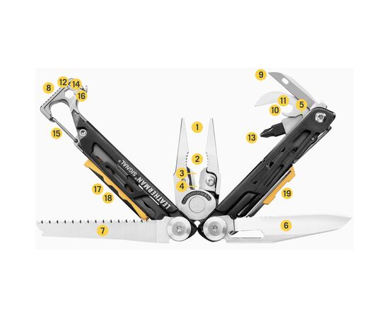 Мультитул Leatherman Signal Black/Black (832586), изображение 5 Мультитул Leatherman Signal Black/Black (832586), изображение 5