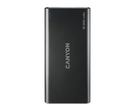 Батарея универсальная Canyon PB-108 10000mAh, Input 5V/2A, Output 5V/2.1A(Max), black (CNE-CPB1008B)