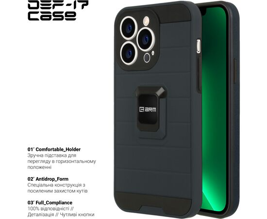 Чехол для моб. телефона Armorstandart DEF17 case Apple iPhone 13 Pro Black (ARM61340), изображение 2