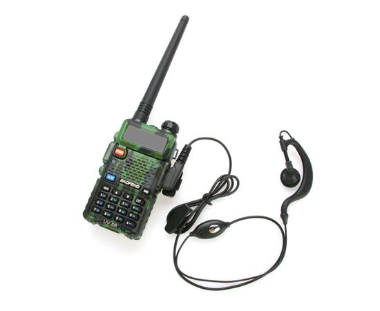Портативная рация Baofeng UV-5R Camo, изображение 5 Портативная рация Baofeng UV-5R Camo, изображение 5