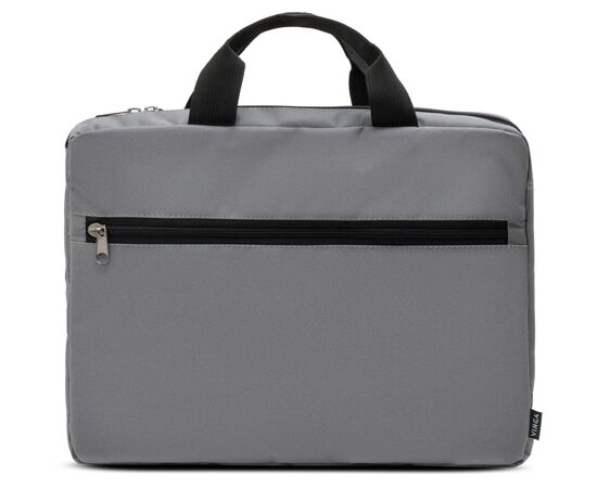 Сумка для ноутбука Vinga 15.6" NB001 gray (NB001GY), изображение 2 Сумка для ноутбука Vinga 15.6" NB001 gray (NB001GY), изображение 2