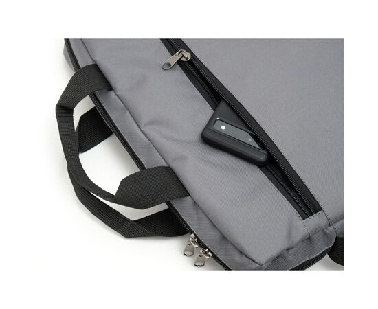 Сумка для ноутбука Vinga 15.6" NB001 gray (NB001GY), изображение 4 Сумка для ноутбука Vinga 15.6" NB001 gray (NB001GY), изображение 4