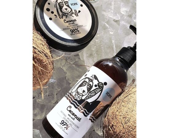 Гель для душа Yope Coconut and Sea Salt 400 мл (5900168908314), изображение 4 Гель для душа Yope Coconut and Sea Salt 400 мл (5900168908314), изображение 4