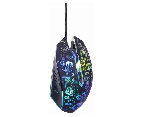 Мышка Gembird MUS-6B-GRAFIX-01 USB Black (MUS-6B-GRAFIX-01), изображение 4 Мышка Gembird MUS-6B-GRAFIX-01 USB Black (MUS-6B-GRAFIX-01), изображение 4