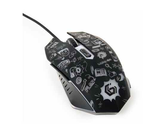 Мышка Gembird MUS-6B-GRAFIX-01 USB Black (MUS-6B-GRAFIX-01), изображение 7 Мышка Gembird MUS-6B-GRAFIX-01 USB Black (MUS-6B-GRAFIX-01), изображение 7