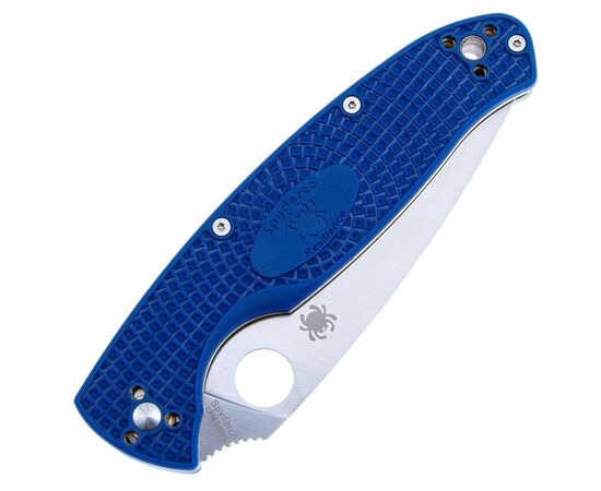 Нож Spyderco Resilience FRN S35VN полусеррейтор (C142PSBL), изображение 3 Нож Spyderco Resilience FRN S35VN полусеррейтор (C142PSBL), изображение 3