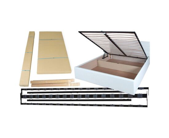 Кровать Eagle LAGUNA lift 1600x2000 white (E2288), изображение 3 Кровать Eagle LAGUNA lift 1600x2000 white (E2288), изображение 3