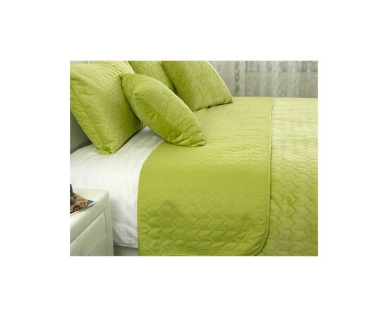 Покрывало Руно двухстороннее VeLour Зеленое 150х220 см (360.55_Green banana), изображение 3 Покрывало Руно двухстороннее VeLour Зеленое 150х220 см (360.55_Green banana), изображение 3