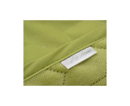 Покрывало Руно двухстороннее VeLour Зеленое 150х220 см (360.55_Green banana), изображение 6 Покрывало Руно двухстороннее VeLour Зеленое 150х220 см (360.55_Green banana), изображение 6