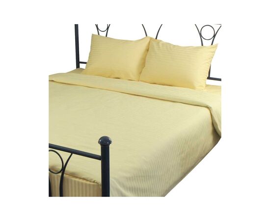 Постельное белье Руно Beige Сатин страйп евро (845.50ДУ_Beige)