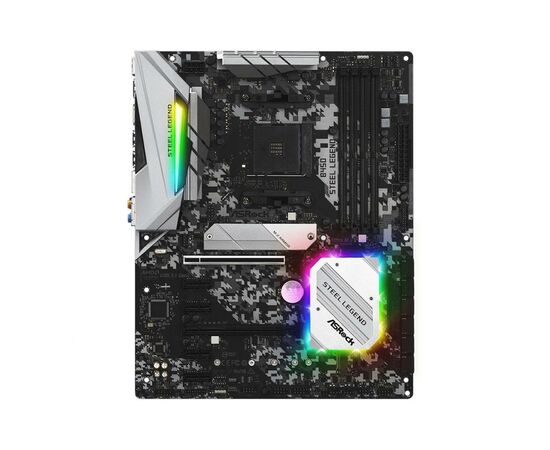 Материнская плата ASRock B450 STEEL LEGEND, изображение 2 Материнская плата ASRock B450 STEEL LEGEND, изображение 2